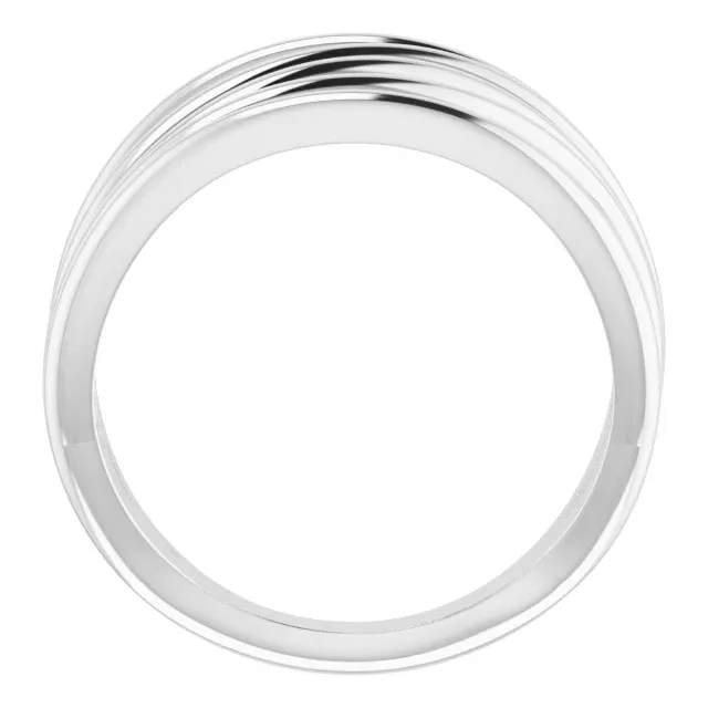 Family Treasure HighEnd Keepsake 14K White Criss Cross Ring