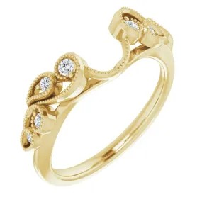 Personal Look 14K Yellow 1/8 CTW Diamond Ring Enhancer