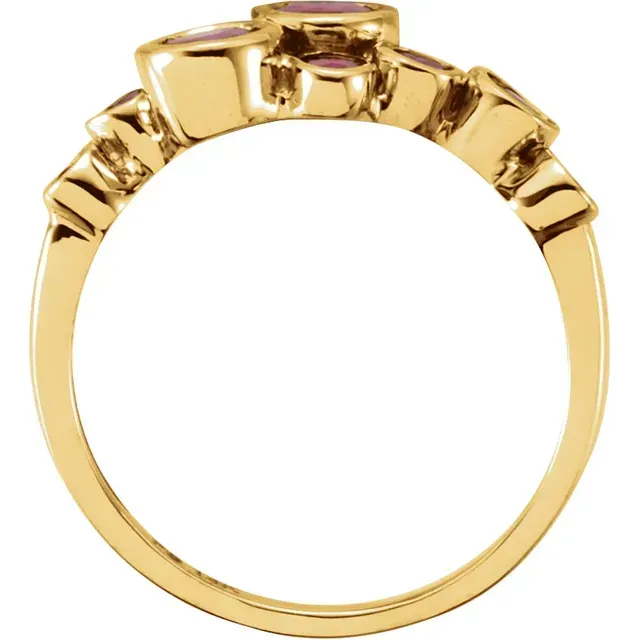 14K Yellow Bezel-Set Ring Mounting Future Classic