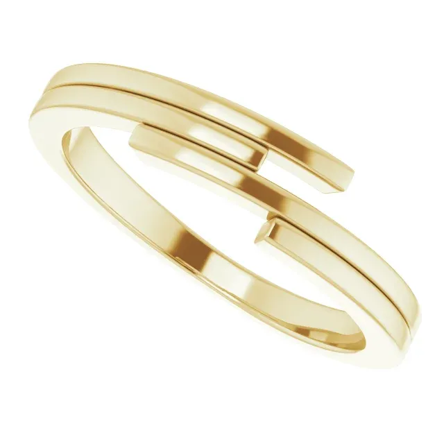 14K Yellow Geometric Ring Timeless Accessory Stylish Style