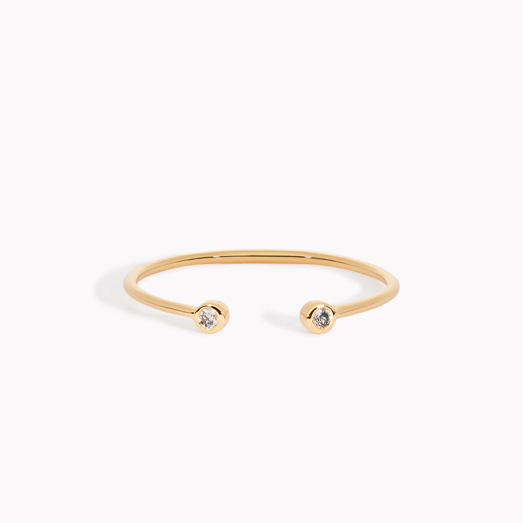 14k Gold Diamond Ring - Karoline Luxe Festive Touch