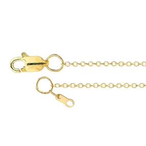 Instant Style 14ky Gold 1.1mm  Chain -  18"