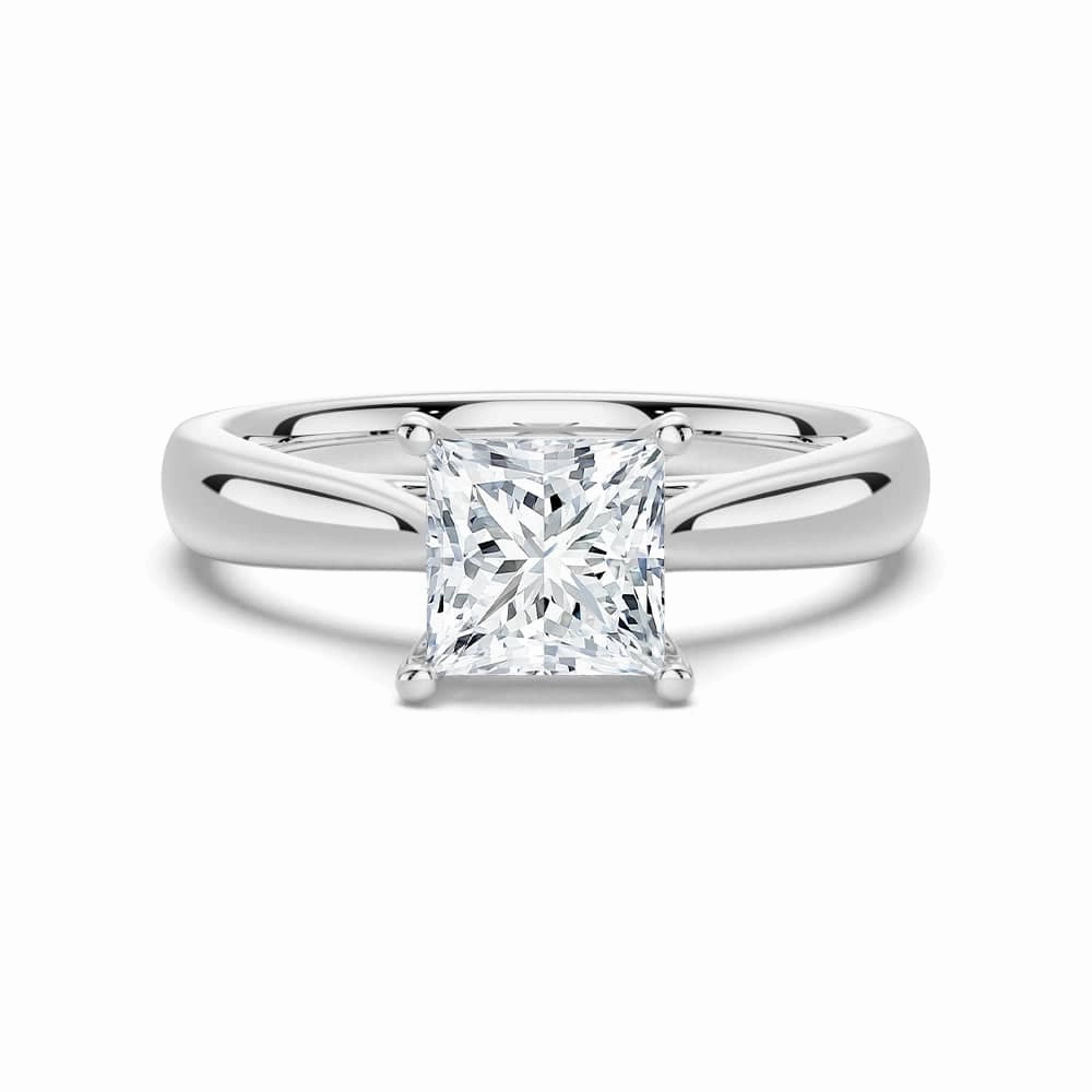 Understated Style 1.5 CT. Princess Cut Solitaire Engagement Ring