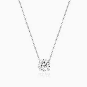 subtle style Splendid Style 1CT 925 Sterling Silver Cubic Zirconia Necklace