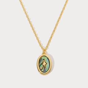Versatile Design Abalone Shell Pendant Necklace