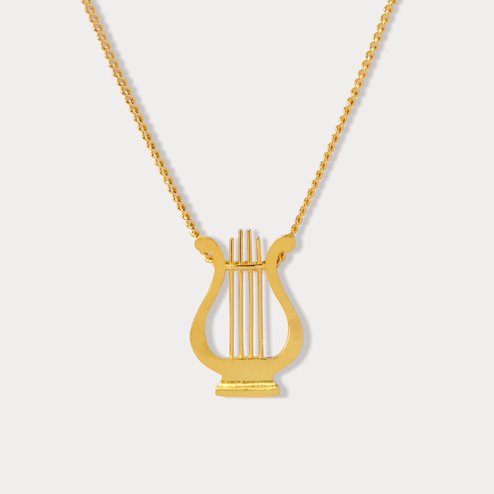 Personal Shine Aegean Lyre Necklace