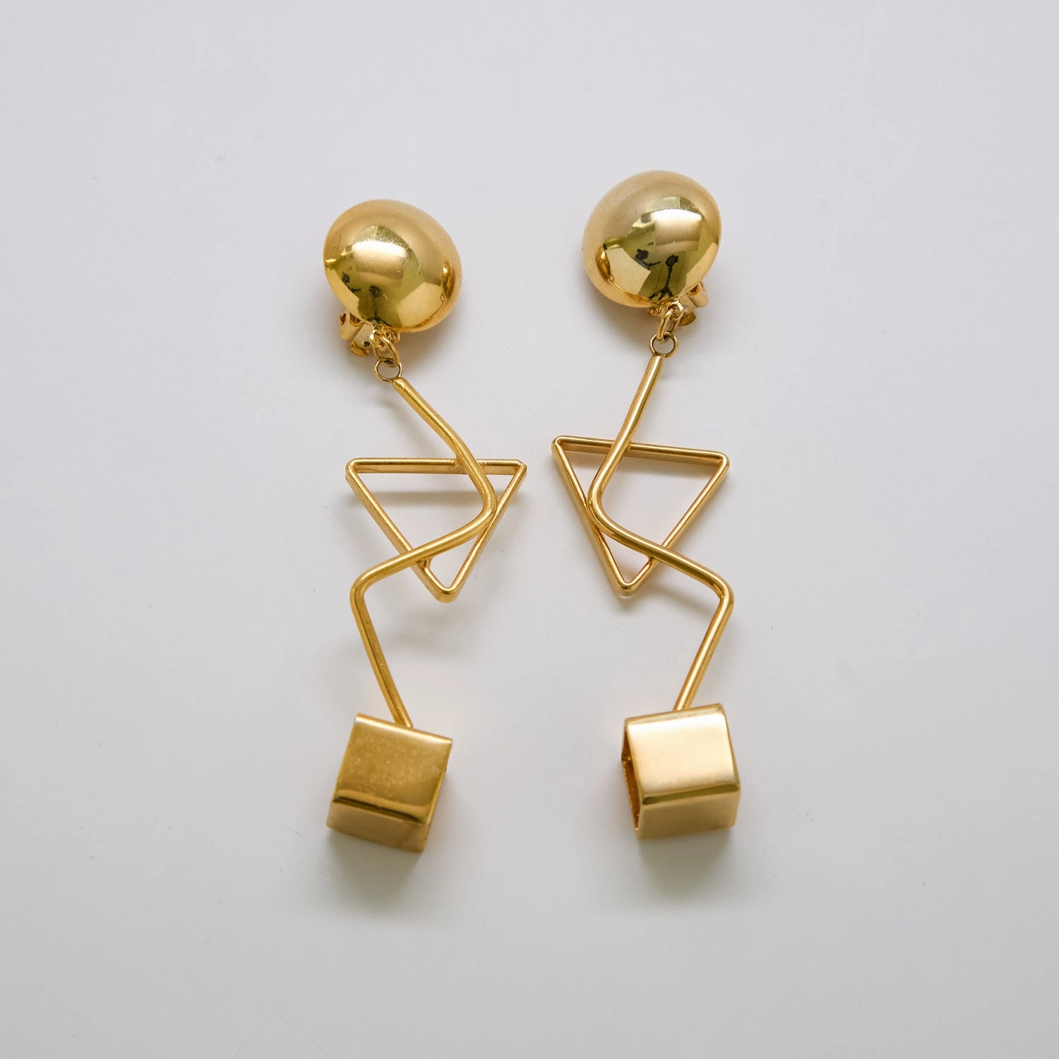 Vintage Box Door Knocker Earrings Dazzling Look