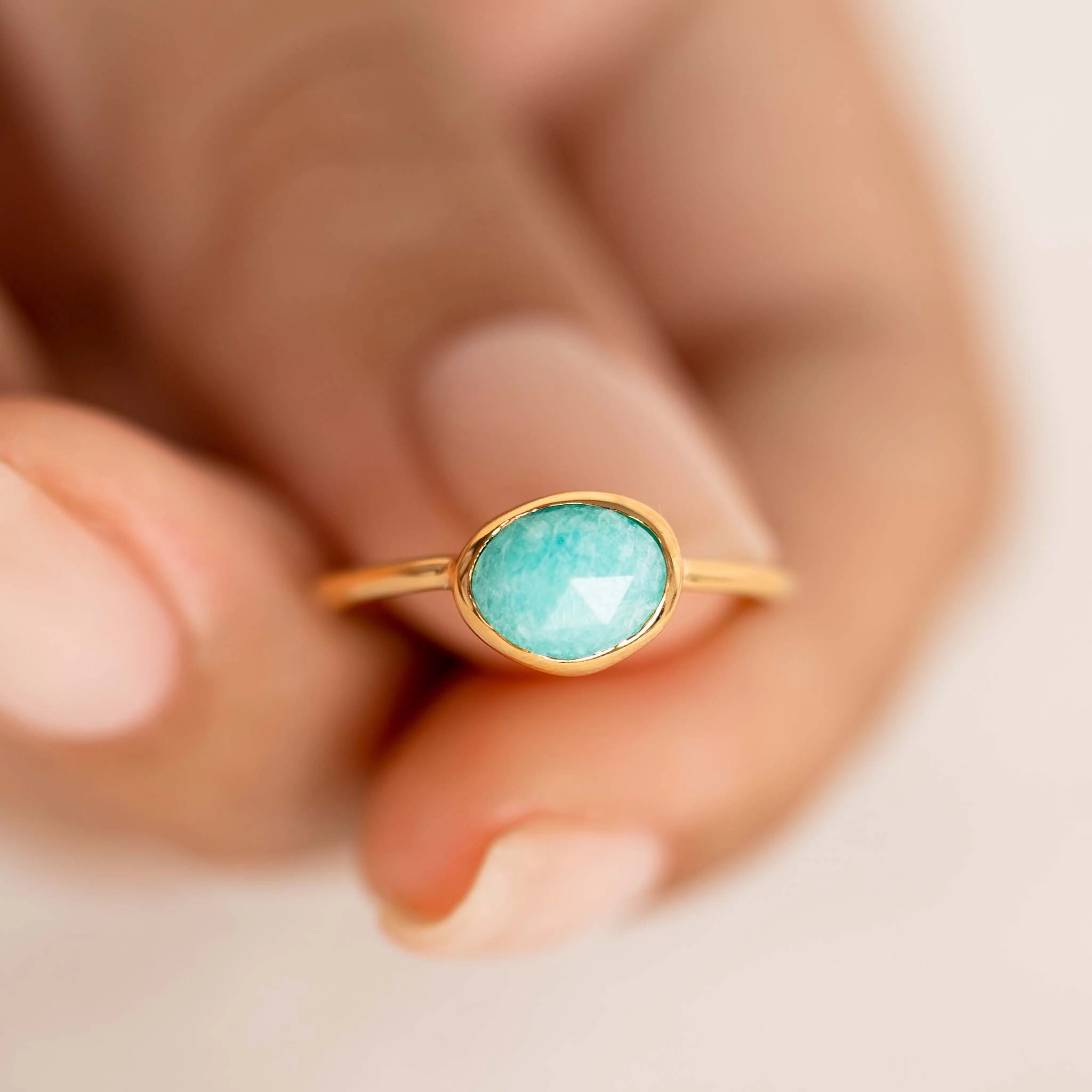 Amazonite Ring - Iris City Stroll