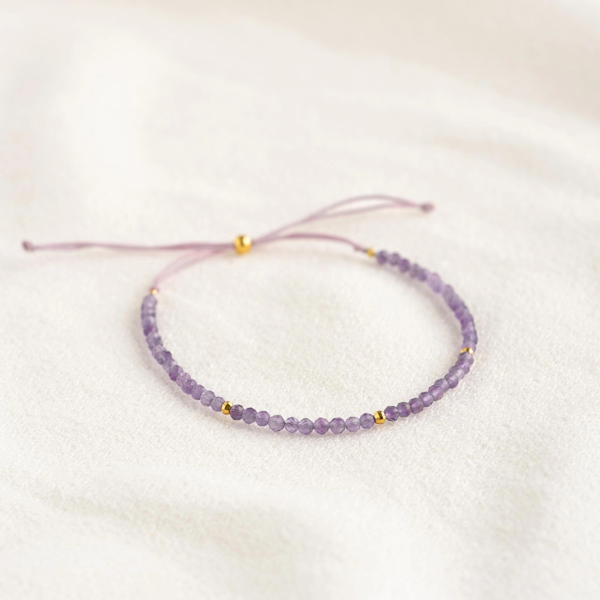 Amethyst Bracelet Luxury Taste Minimal Aesthetic