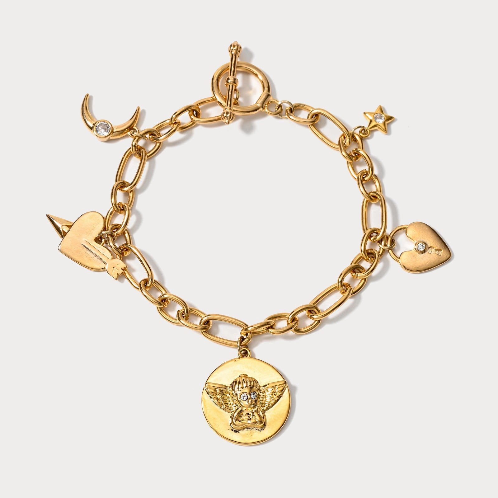 Infinite Mixes Angel Charm Bracelet