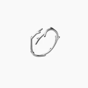 Antler Opening Ring in Sterling Silver Sophisticated Jewelry Pieces
