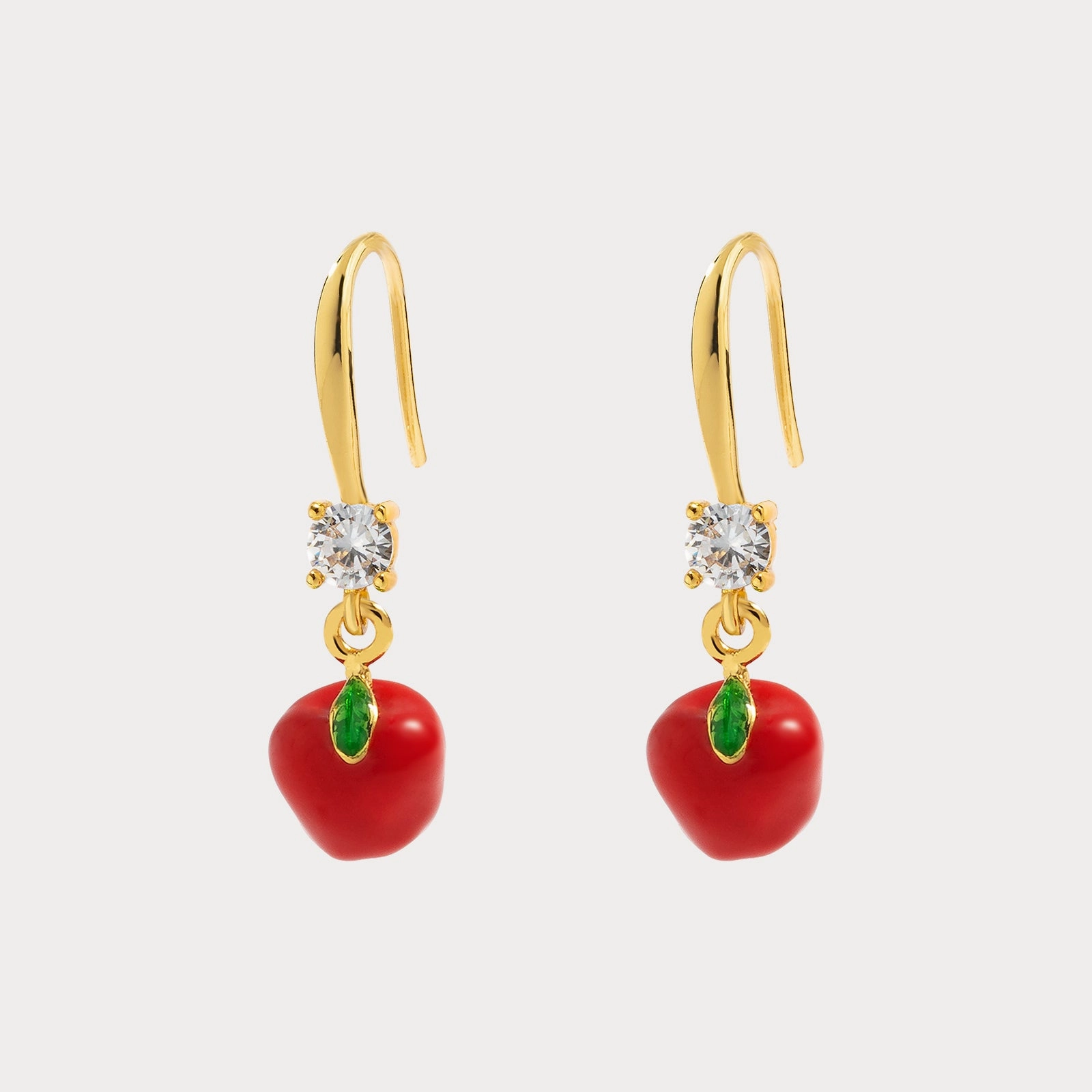 Apple Earrings Classic Aesthetic