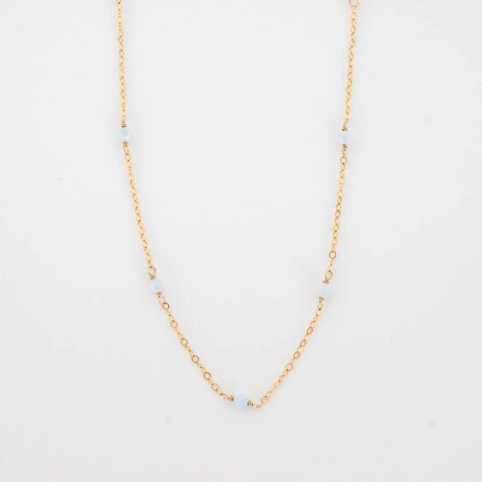 Artisan Gift Aquamarine Classic Necklace