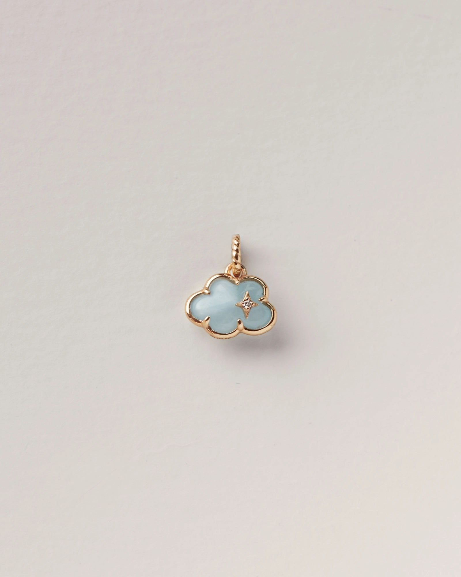 Pop Element Aquamarine Cloud Charm