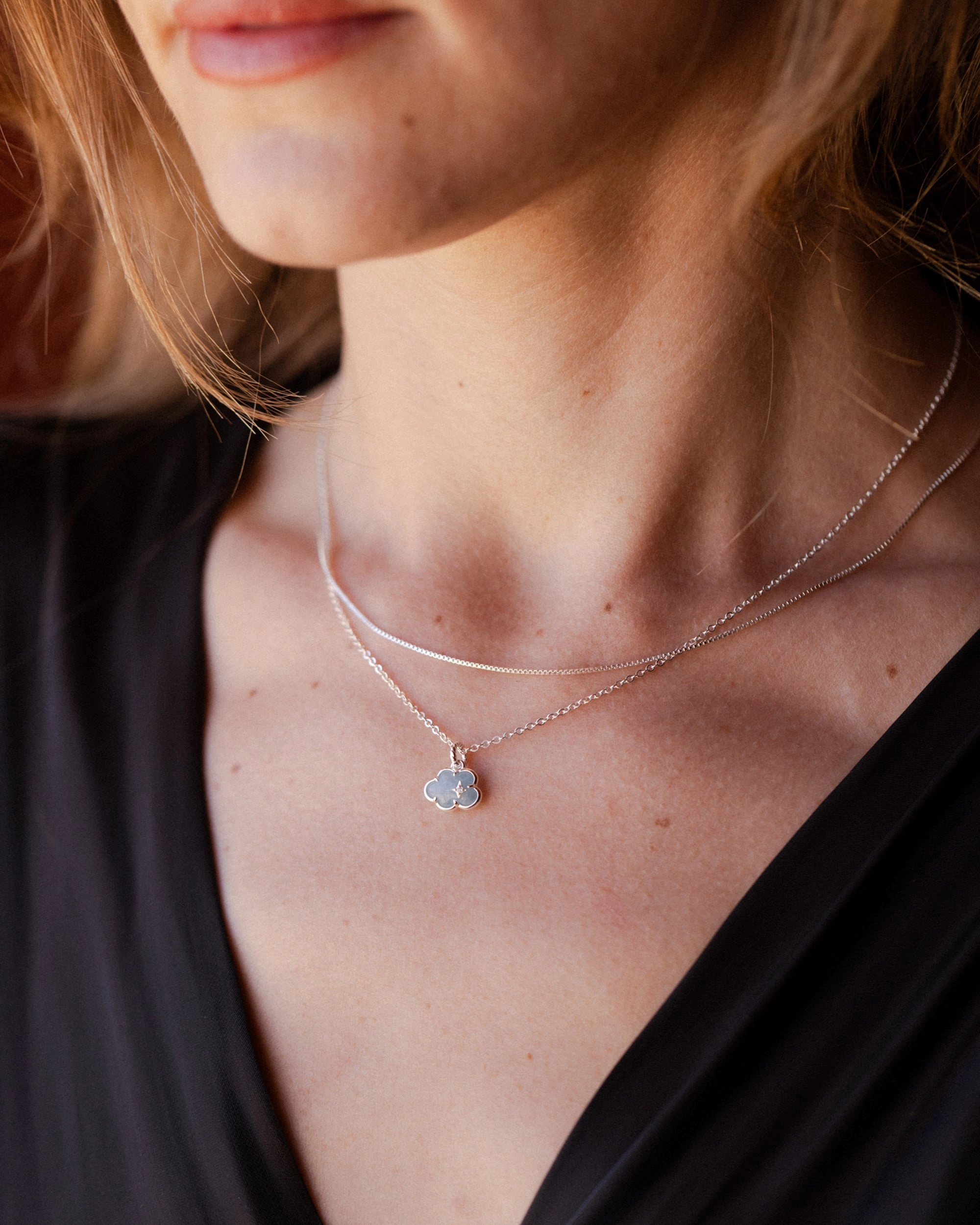 Aquamarine Cloud Charm Chic Layer