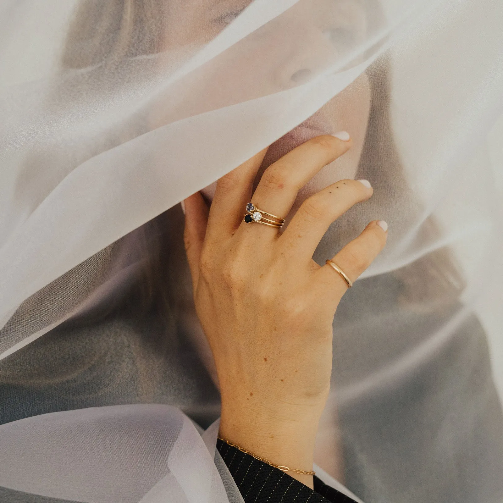 Nova Ring - 14K Solid Gold Fashion Mood