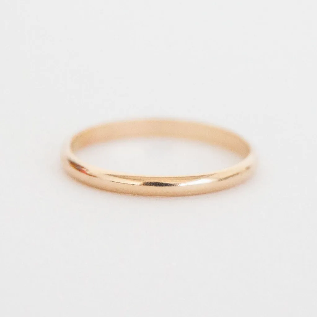 Polished Feature Fashion Pulse Nova Ring - 14K Solid Gold
