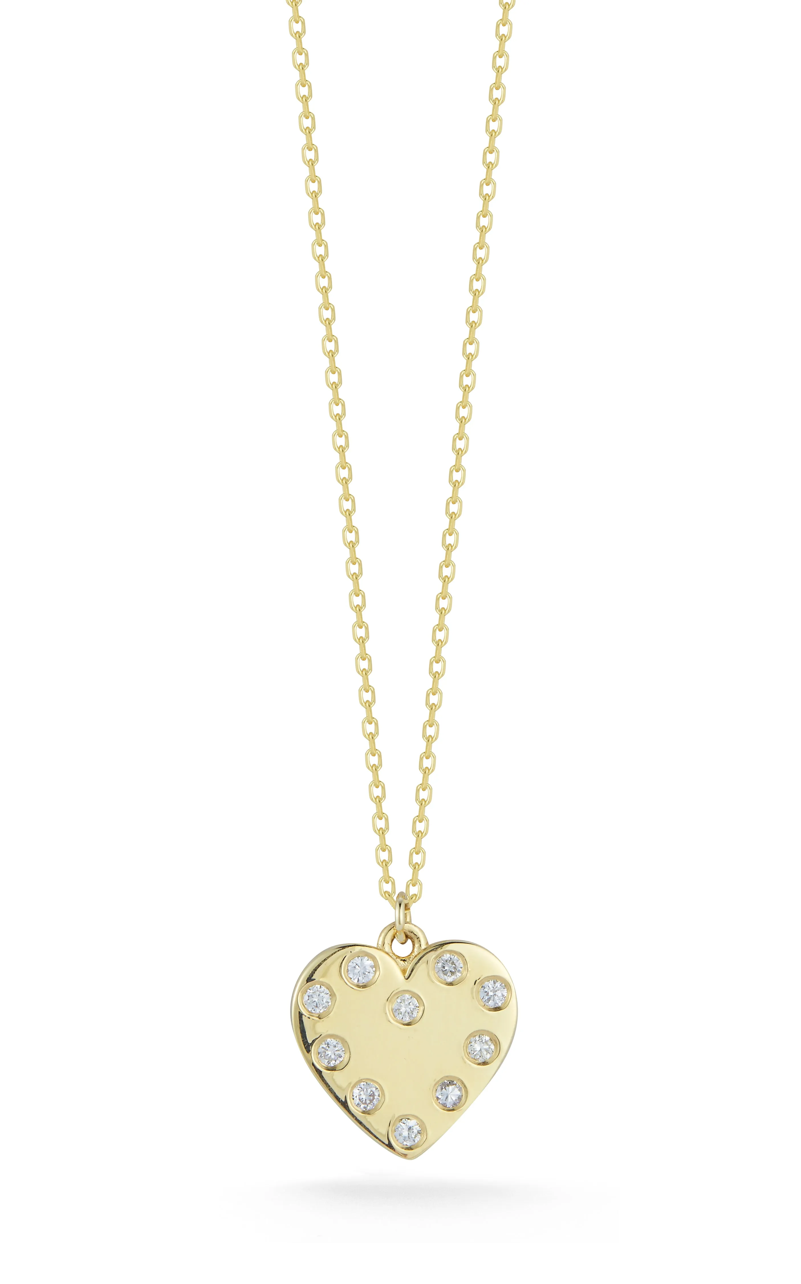 Shimmering Touch Diamond Heart Necklace