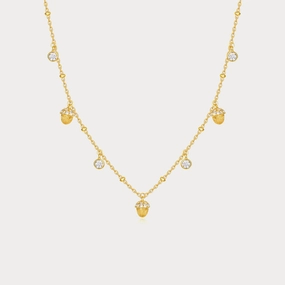 Attractive Design Pinecone Charm Necklace