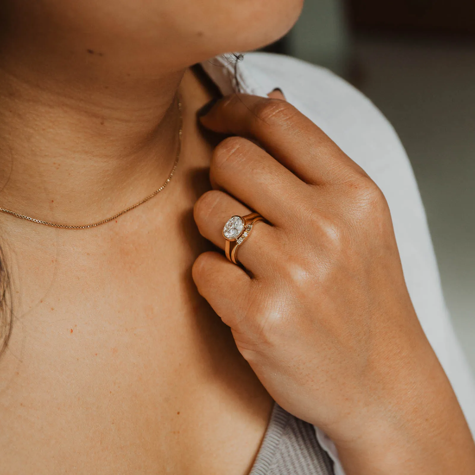 Lush Touch Avery Ring - Moissanite