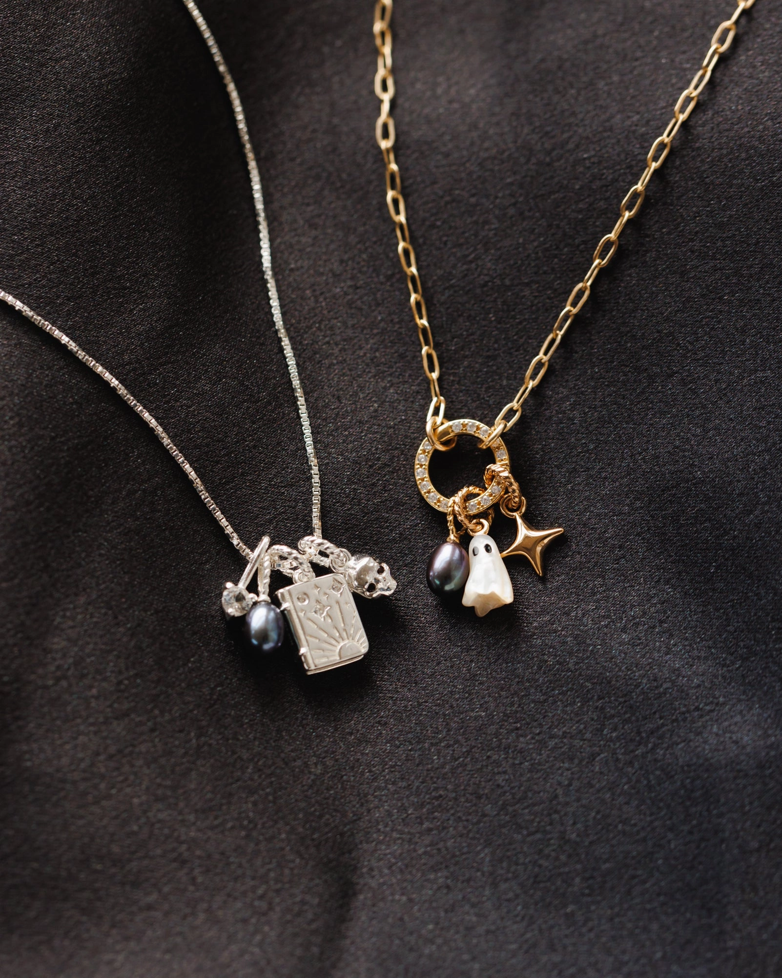 Baby Black Pearl Charm Allure Accent