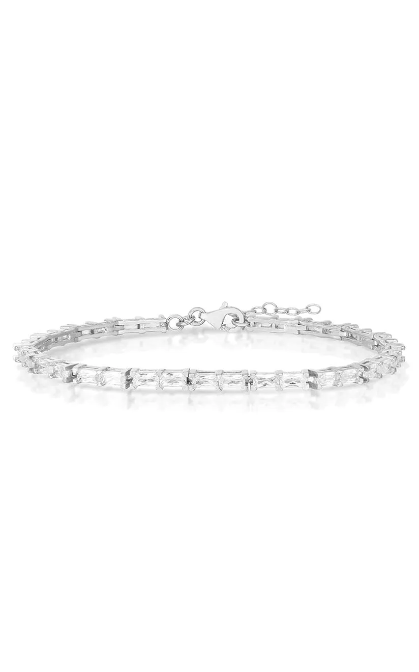 Meaningful Combination Baguette Tennis Bracelet
