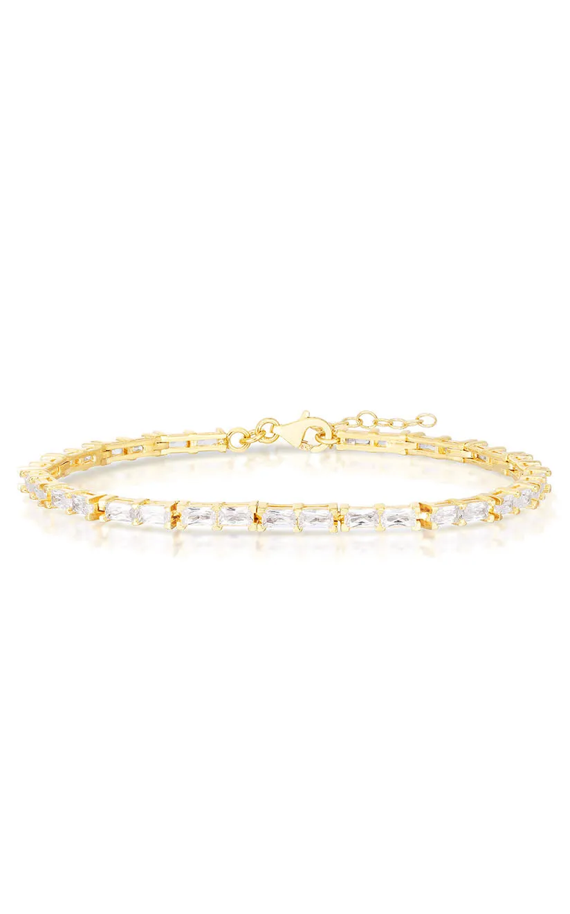 Entertaining Aspect Universal View Baguette Tennis Bracelet