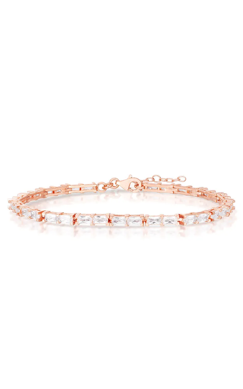 Baguette Tennis Bracelet Island Style