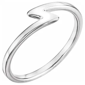 Creative Jewelry Platinum Stackable Ring