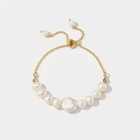 Baroque Pearl Bracelet Shiny Embellishment Luxury Mood