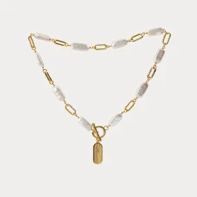 Casual Style Modern Piece Baroque Pearl Chain Necklace