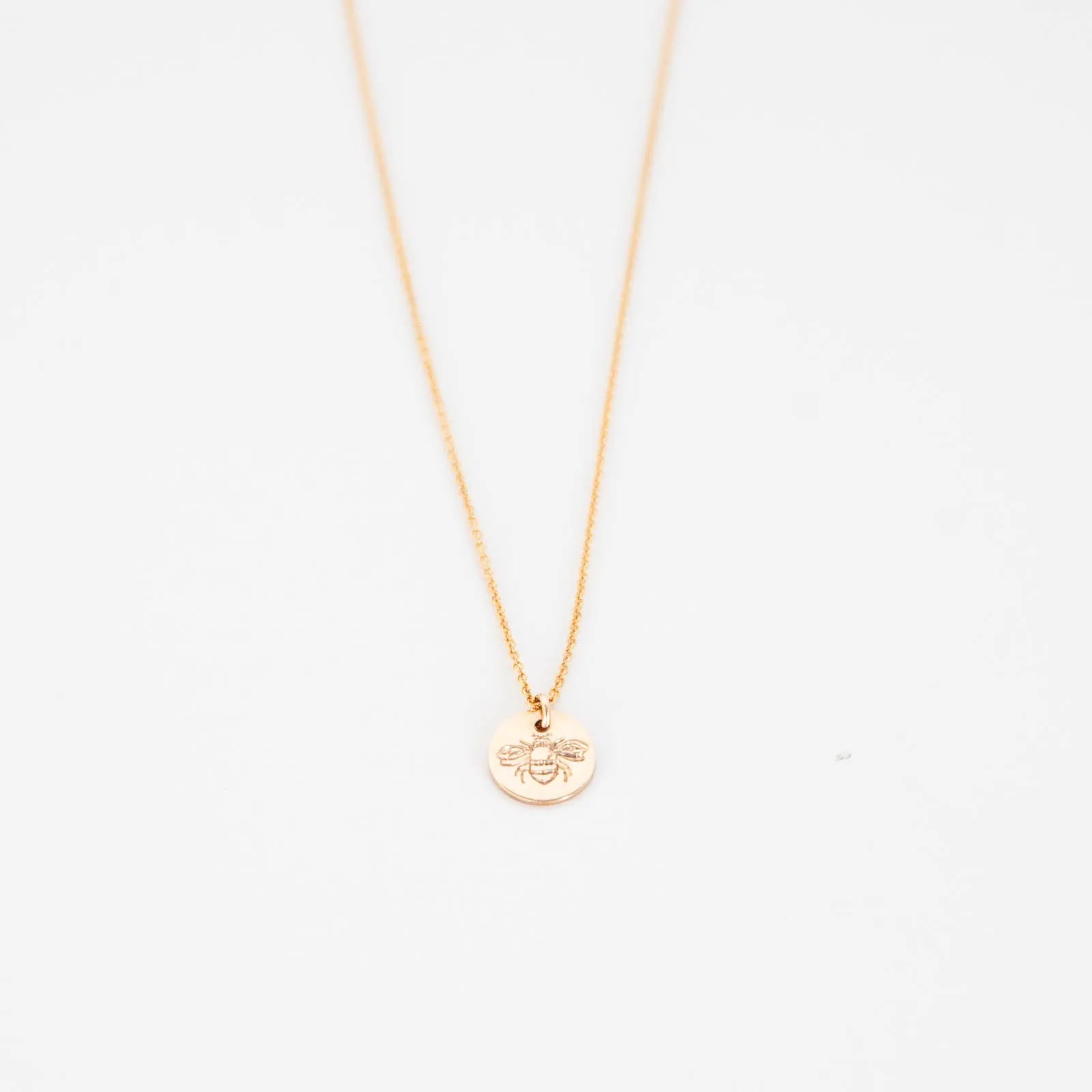 Vintage design Green Piece Bee Necklace