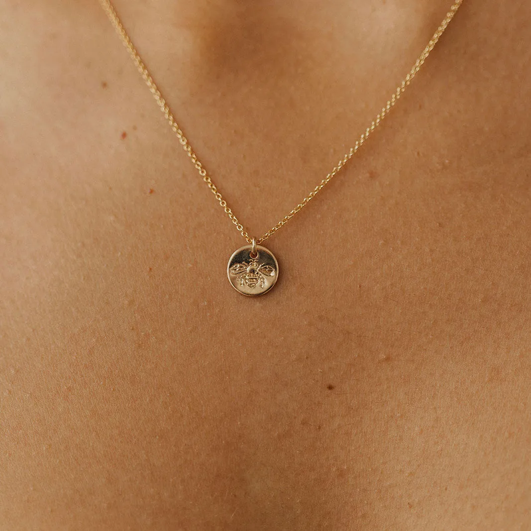 Office Wear Bee Necklace