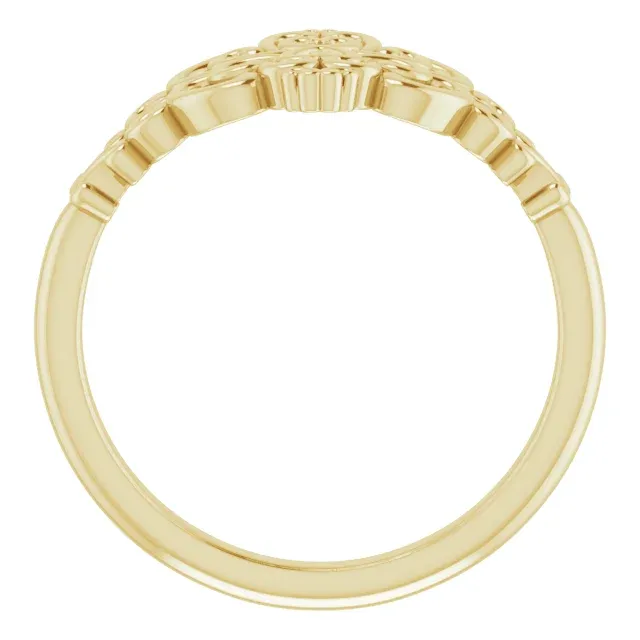 Holiday Style 14K Yellow Vintage-Inspired Ring