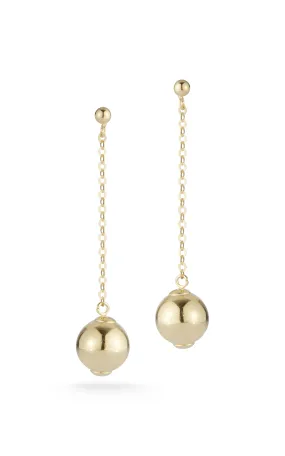 Refined Vibe Trendy Look Ball Drop Earrings