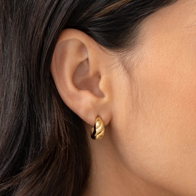 Croissant Earrings - Piper Distinctive Touch Pieces Charming Touch