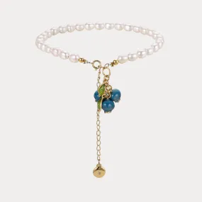 Blueberry Pearl Anklet Iconic Feature Stunning Finish