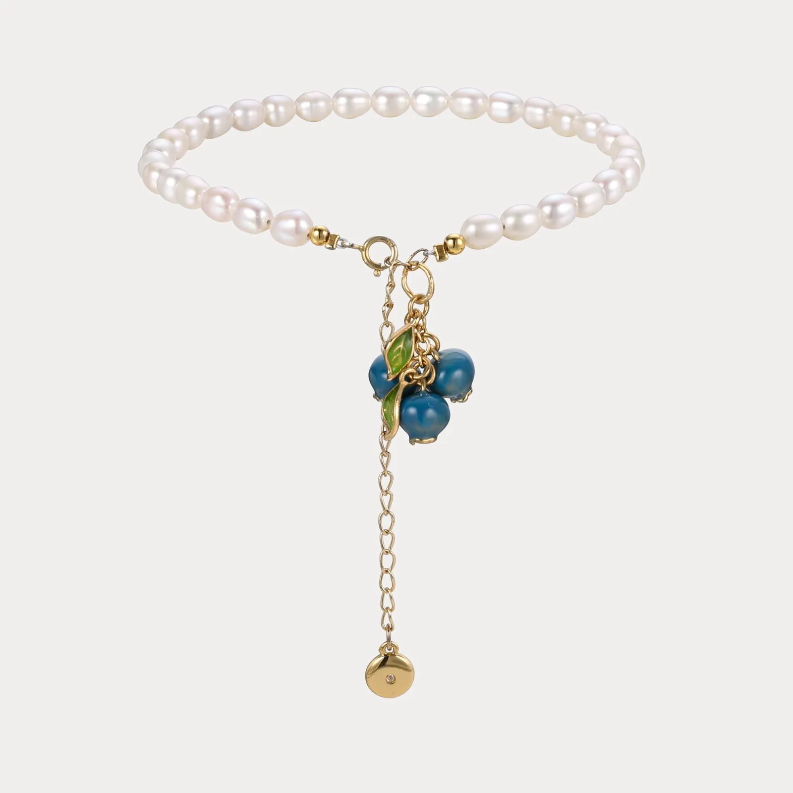 Blueberry Pearl Anklet Iconic Feature Stunning Finish