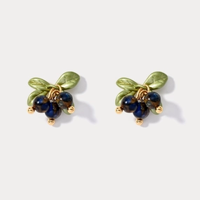 Lightweight Vibe Grand Adornment Blueberry Earrings