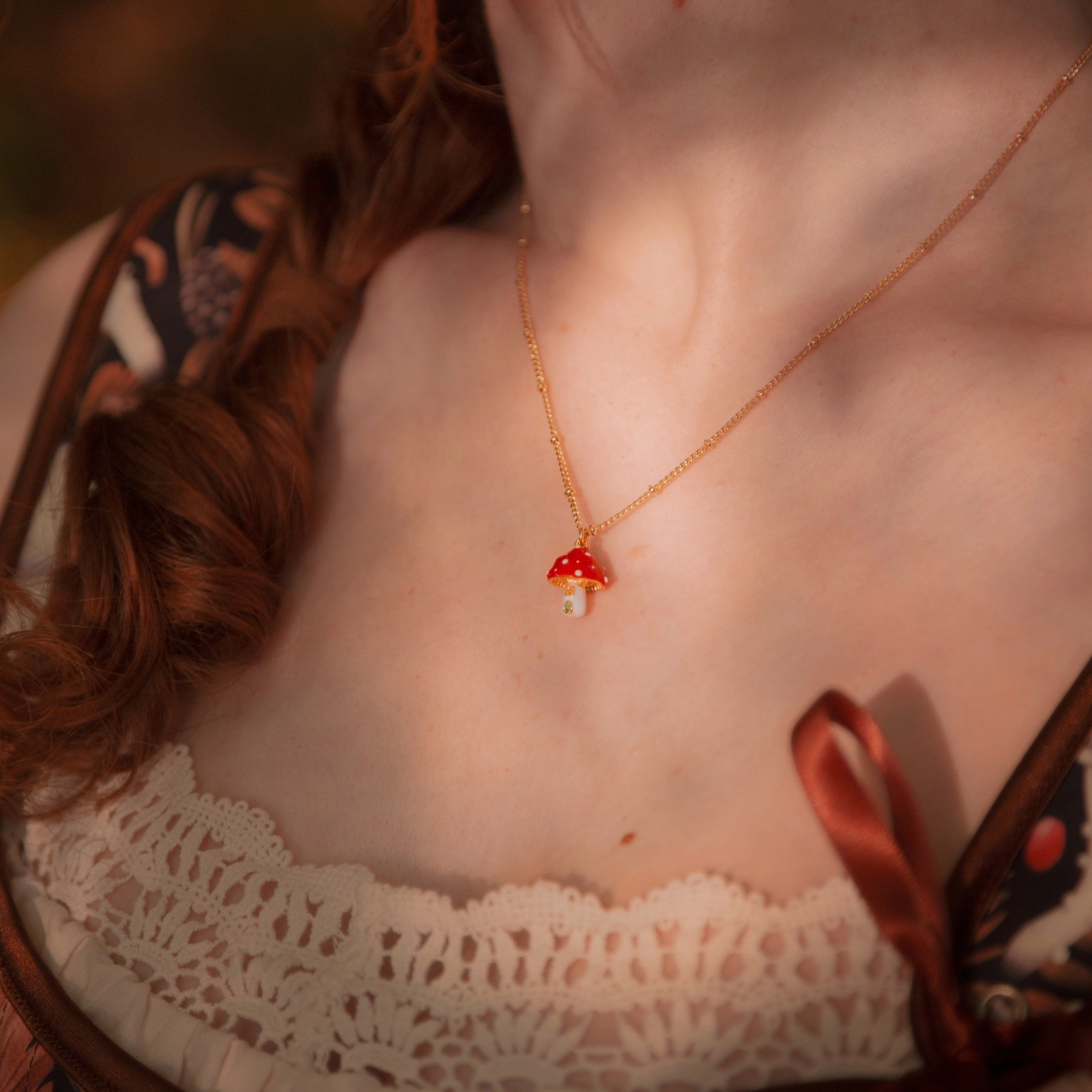 Mushroom Necklace anniversary event Lightweight Item