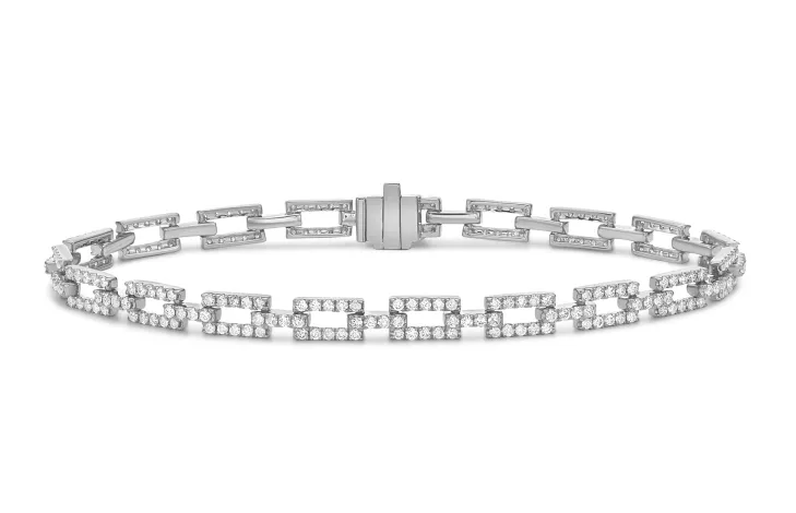 Limited Vision Bremer Jewelry Tennis Diamond Bracelet in 14K White Gold (2.00ctw)