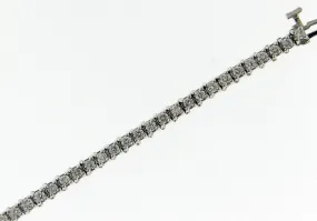 Bremer Jewelry Tennis Diamond Bracelet in 14K White Gold (2.00ctw) Paragon Pick Practical Elegance