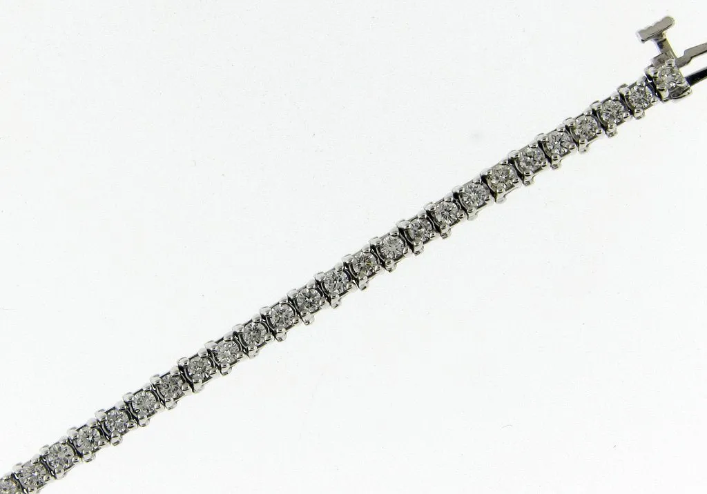 Bremer Jewelry Tennis Diamond Bracelet in 14K White Gold (2.00ctw) Paragon Pick Practical Elegance