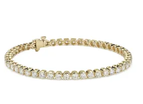 Bremer Jewelry Tennis Diamond Bracelet in 18K Yellow Gold (8.55ctw) Merited Value
