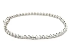 Bremer Jewelry Tennis Diamond Bracelet in 14K White Gold (1.00ctw) Concept Origin Restocked