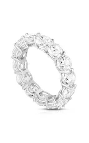 Round Cut Eternity Band Ring Polished Simplicity