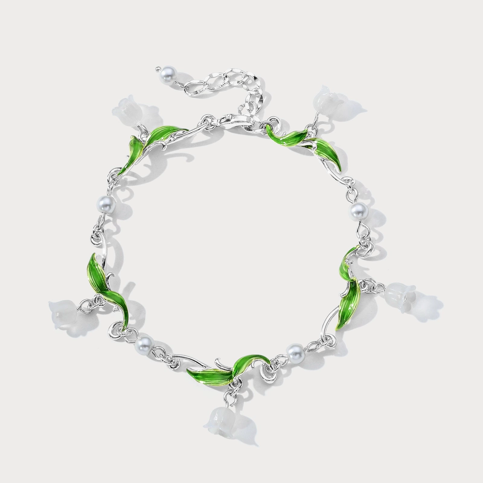 Seasonal Switch Lily of the Valley Charm Bracelet
