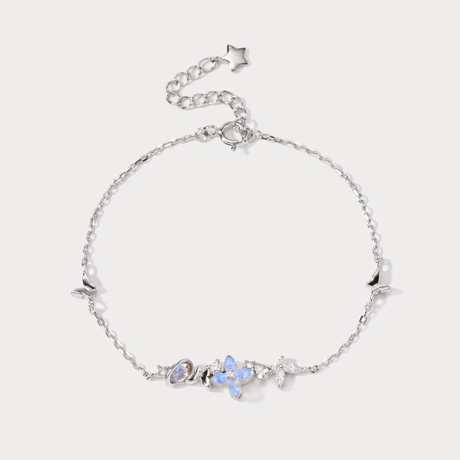 Holy Combinations Flower Planet Silver Bracelet