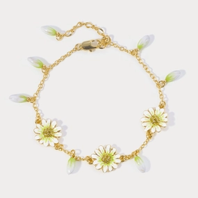 Fashionable Bands Fashion Icon Daisy Charm Bracelet