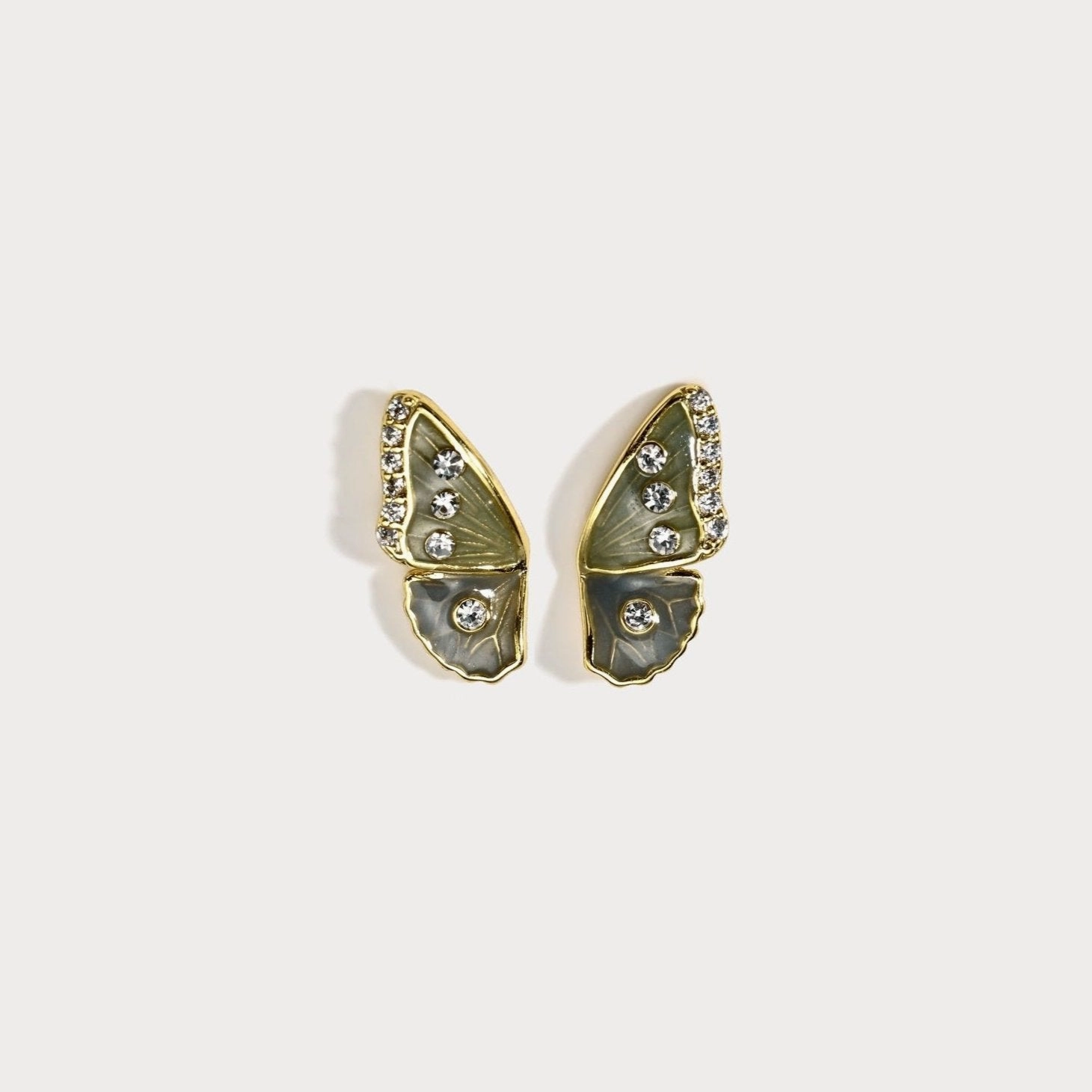 Trendy Jewelry Luxurious Style Butterfly Stud Earrings